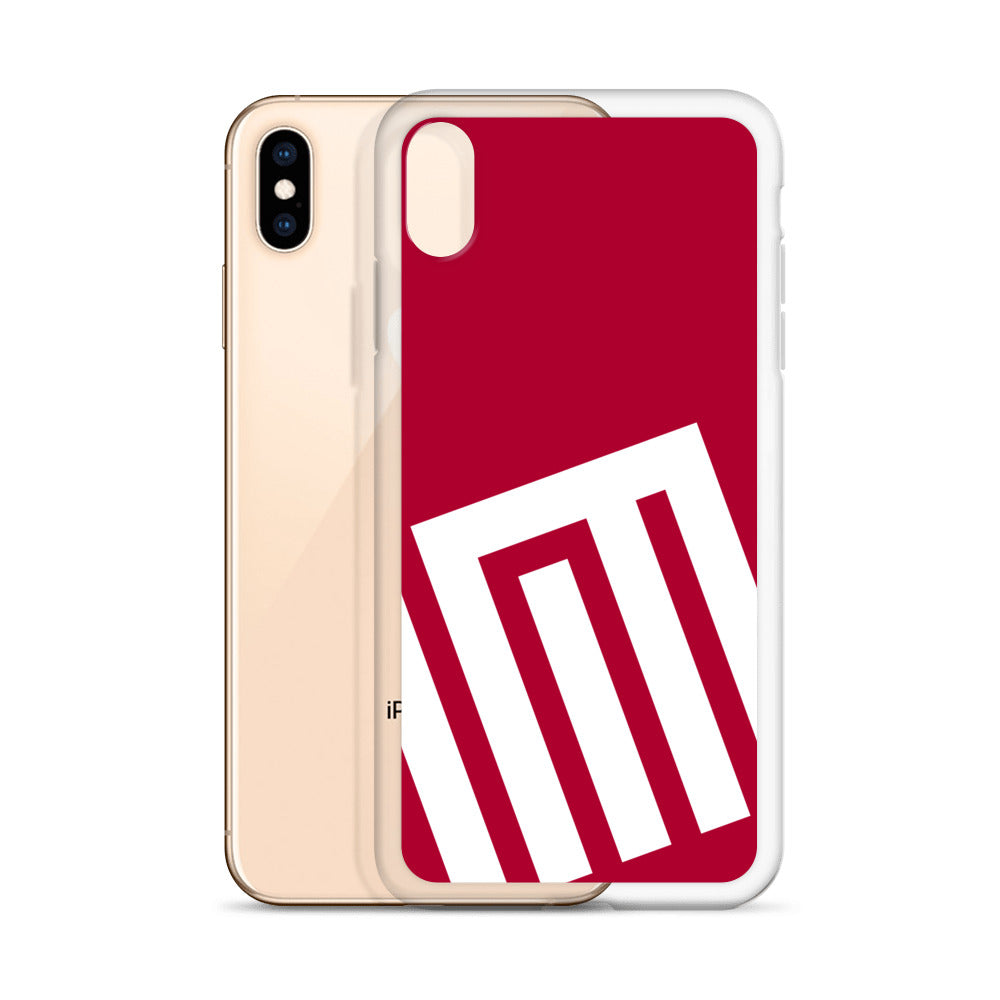 iPhoneケース 源氏香之図 澪標(みおつくし)A 深紅