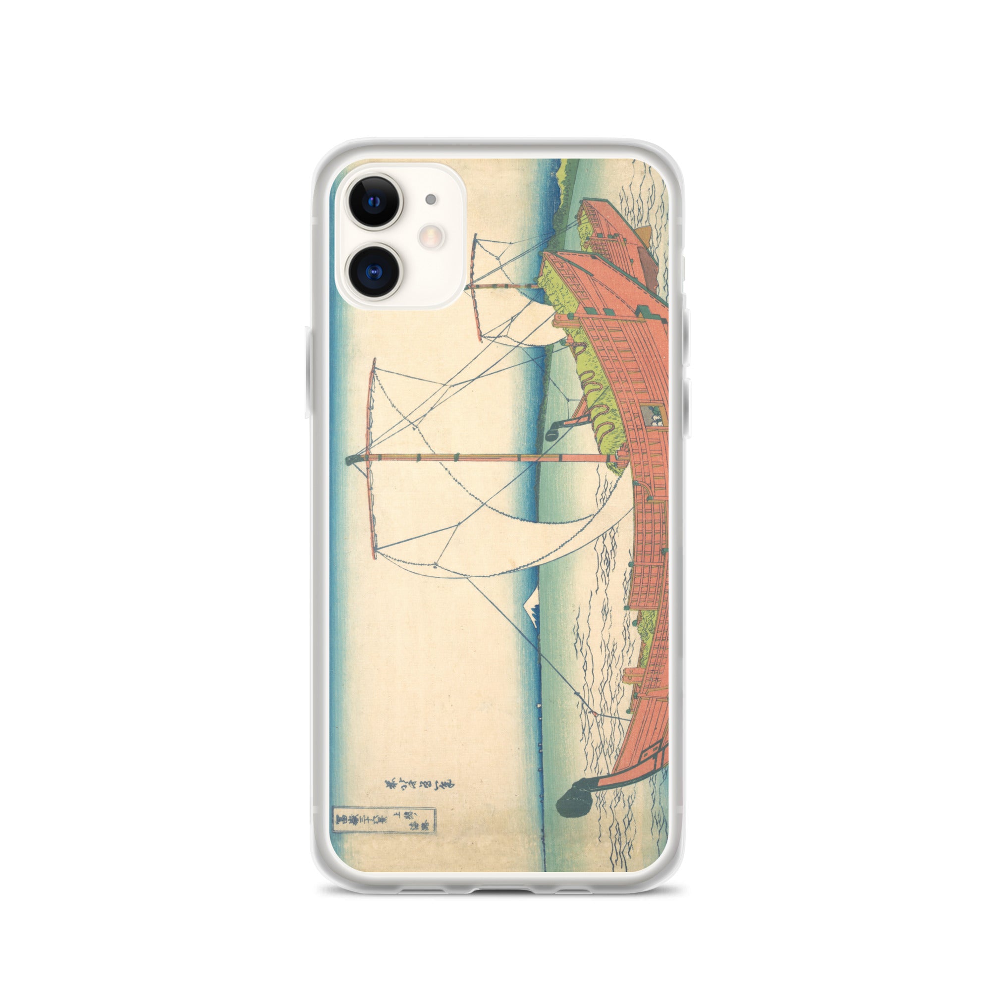 iPhoneケース 上総ノ海路 A［冨嶽三十六景］