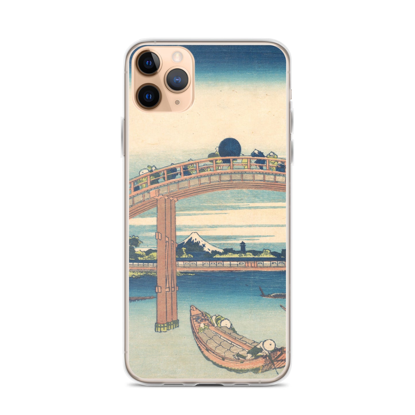 iPhone Case Fukagawa Mannenbashi shita B [Fugaku Sanjurokkei]