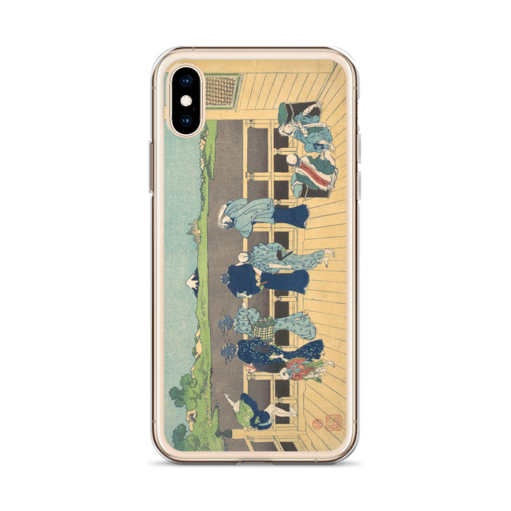 iPhoneケース 五百らかん寺さゞゐどう A［冨嶽三十六景