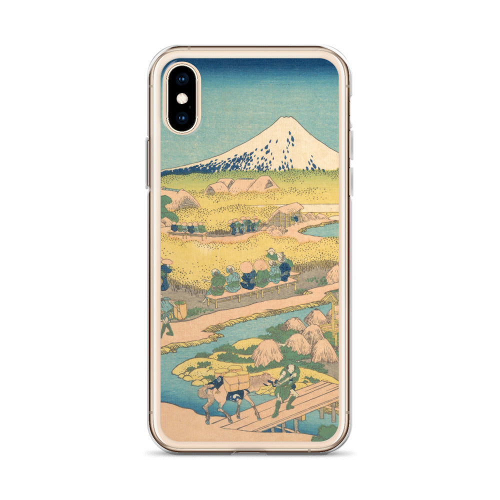 iPhone Case Sunshu Katakura chaen no Fuji B [Fugaku Sanjurokkei]