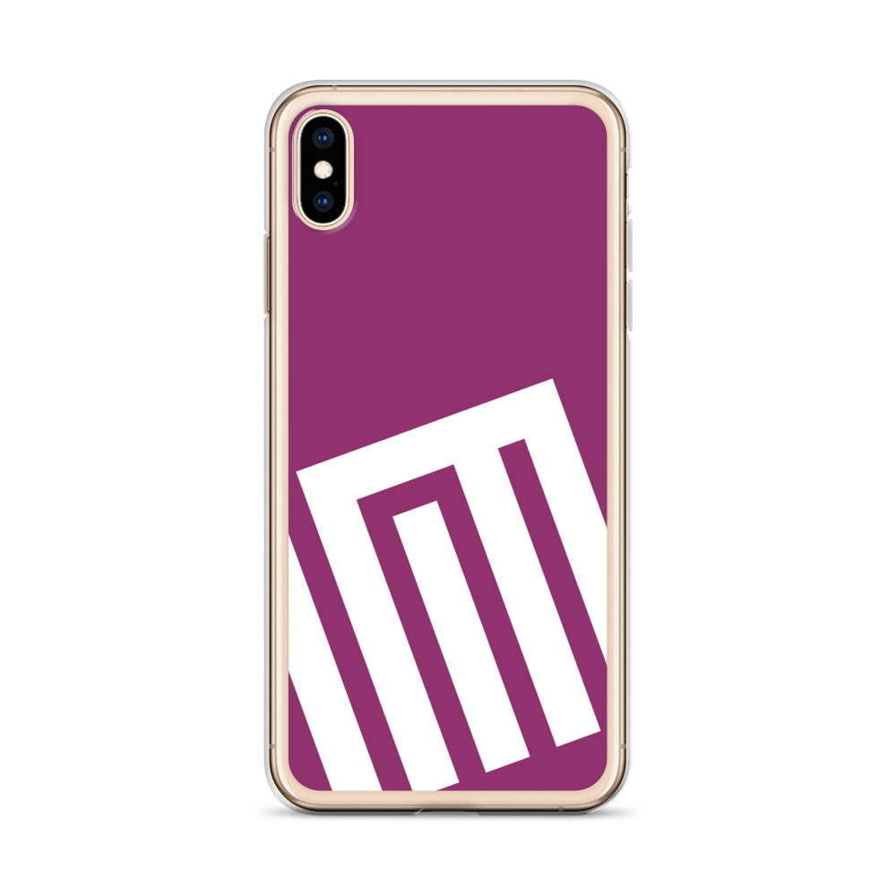 iPhone Case Genjikou no zu Miotsukushi A [Murasakishikibu (Bitter purple with reddish)]