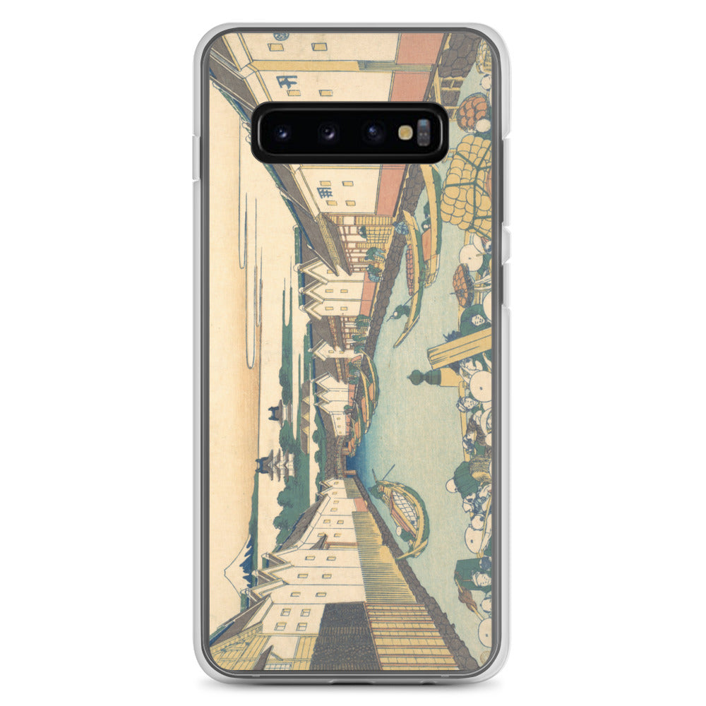 Samsung Galaxy スマホケース 江戸日本橋 A［冨嶽三十六景］