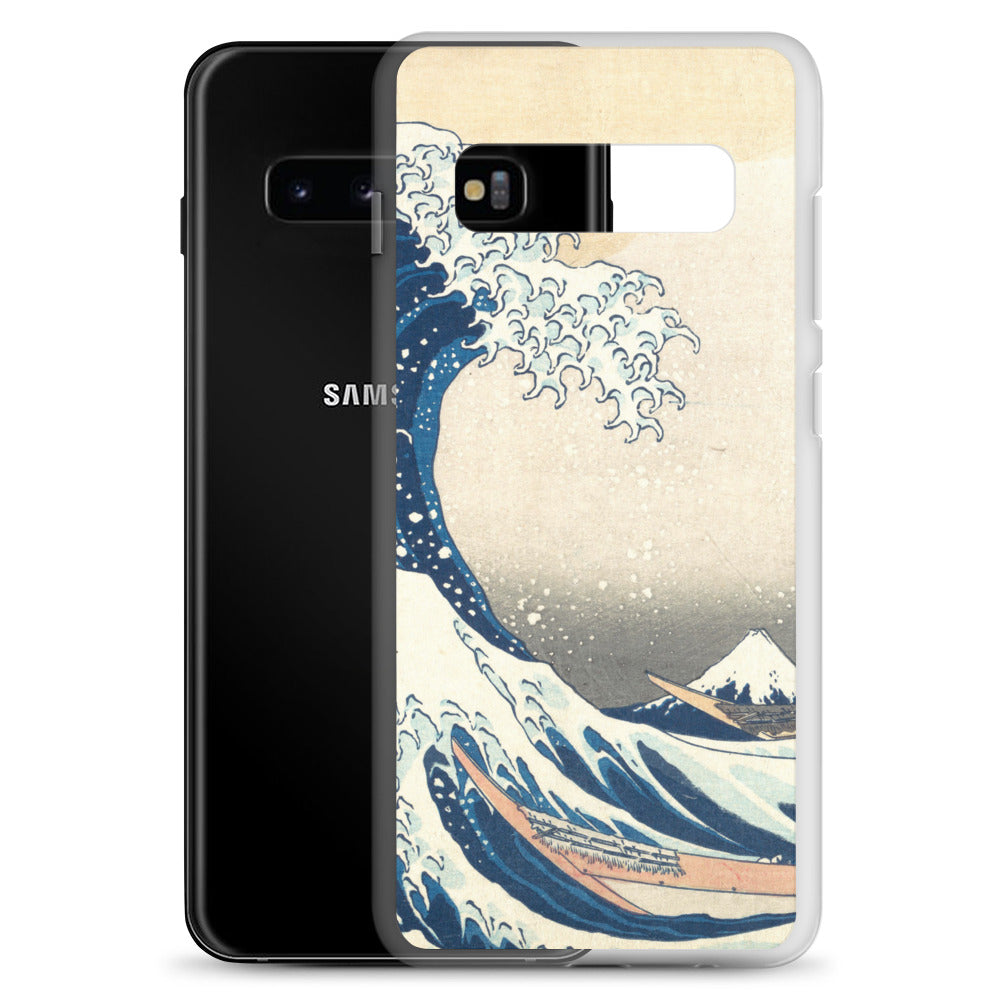 Samsung Galaxy スマホケース 神奈川沖浪裏 B［冨嶽三十六景］