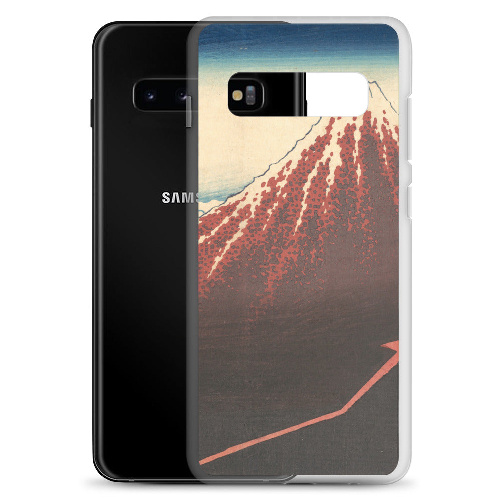 Samsung Galaxy スマホケース 山下白雨 B［冨嶽三十六景］