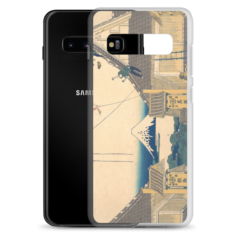 Samsung Galaxy Case Edo Surugacho Mitsui mise ryaku zu A [Fugaku Sanjurokkei]