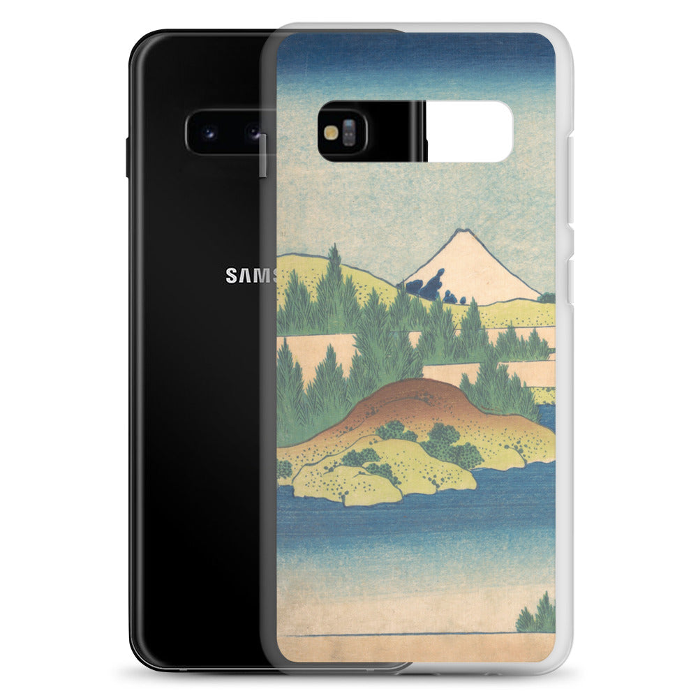 Samsung Galaxy スマホケース 相州箱根湖水 B［冨嶽三十六景］