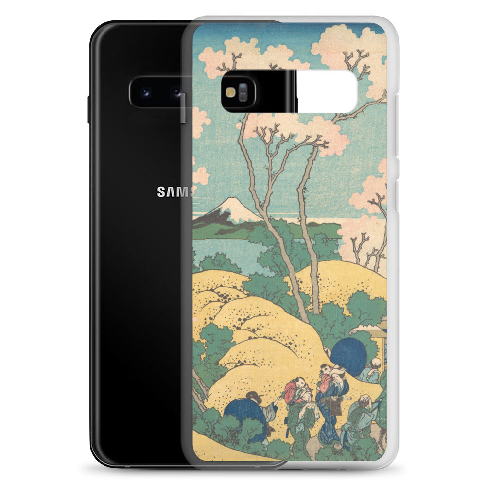 Samsung Galaxy Case Tokaido Shinagawa Gotenyama no Fuji B [Fugaku Sanjurokkei]