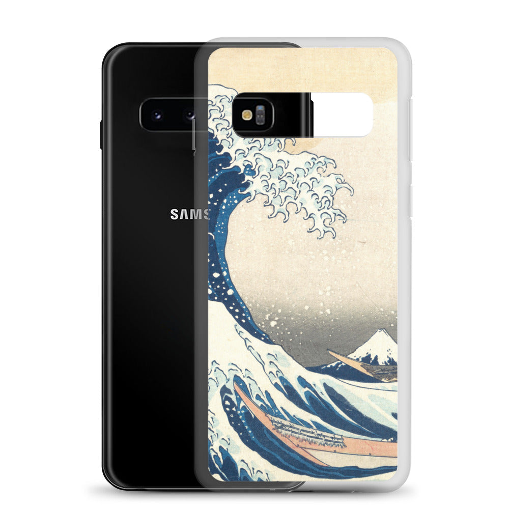 Samsung Galaxy スマホケース 神奈川沖浪裏 B［冨嶽三十六景］