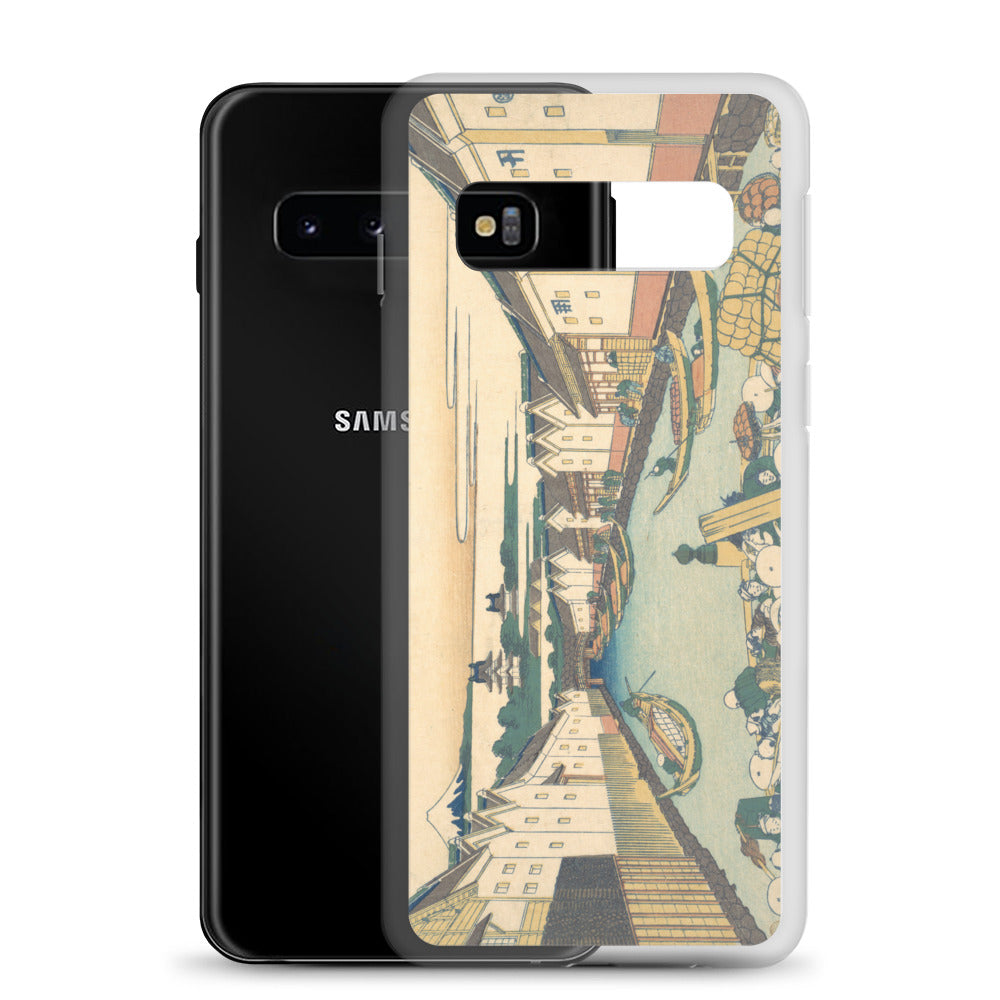 Samsung Galaxy スマホケース 江戸日本橋 A［冨嶽三十六景］