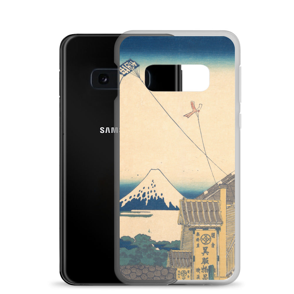 Samsung Galaxy Case Edo Surugacho Mitsui mise ryaku zu B [Fugaku Sanjurokkei]