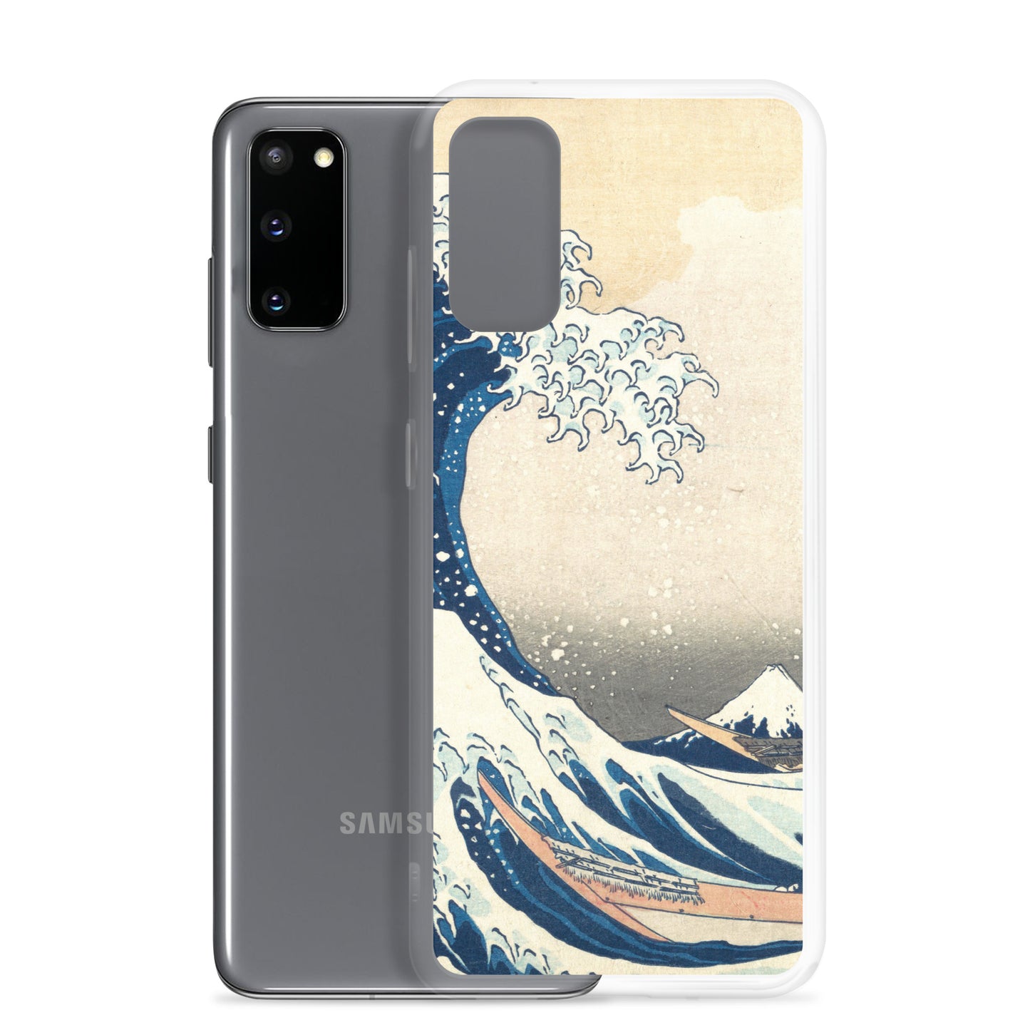 Samsung Galaxy スマホケース 神奈川沖浪裏 B［冨嶽三十六景］